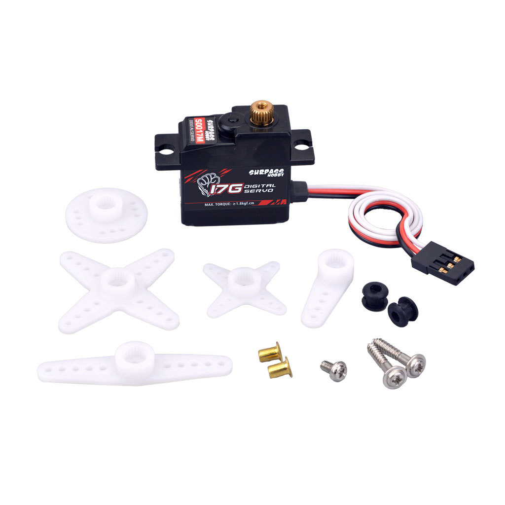 Drone Rc Boat - Surpass Hobby S0025M, engrenage métallique, Servo