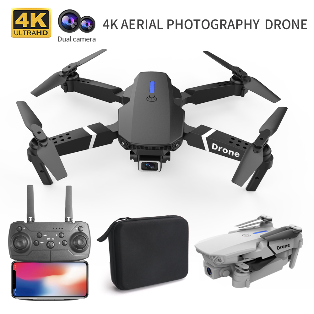 Drone E88Pro Rc 4K - 2025 E88 Pro Drone professionnel HD