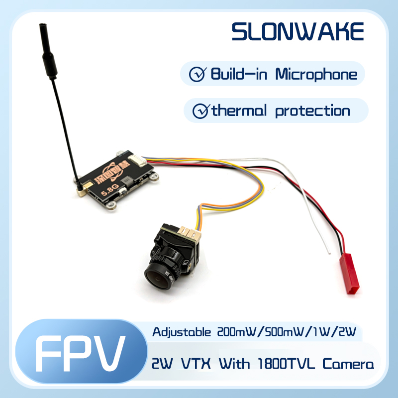 Fpv Camera Cmos - Émetteur VTX SLONWAKE 5.8G 56CH 2W
