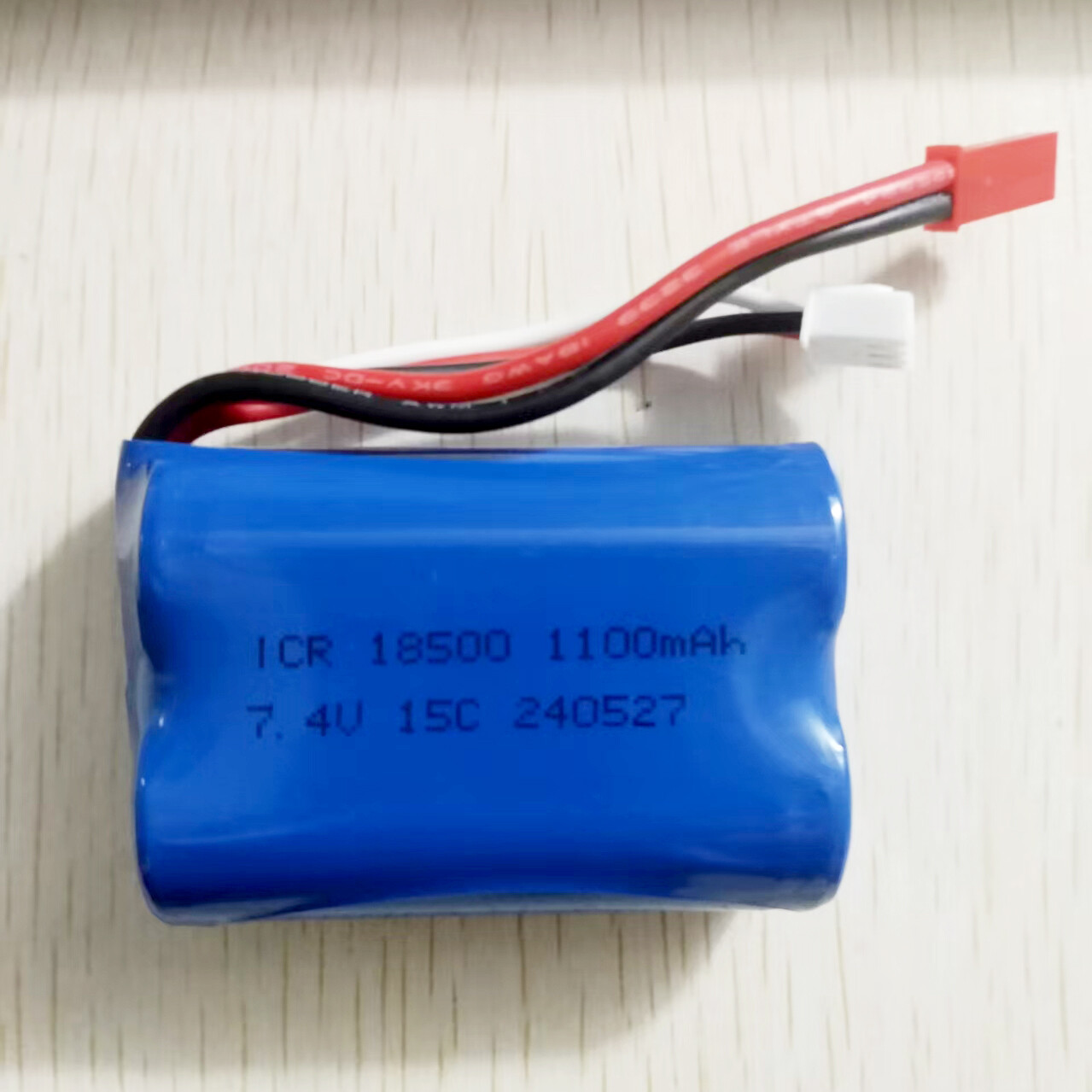 Drone Mjx Rc - Batterie 18500 7.4V 1100mAh JST 15C