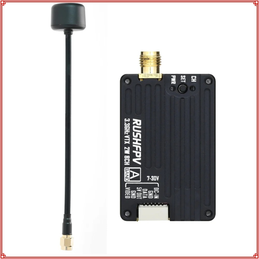 Fpv Antenna Receiver - Nouveau 2026 RUSHFPV 3.3G 2W VTX