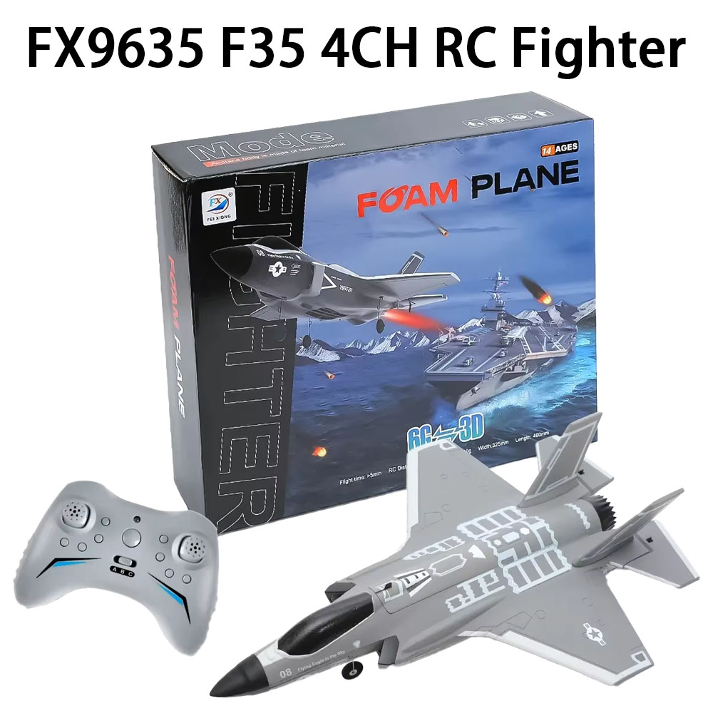 Rc Wing Glider - Avion RC FX9635 F35 Fighter 4CH