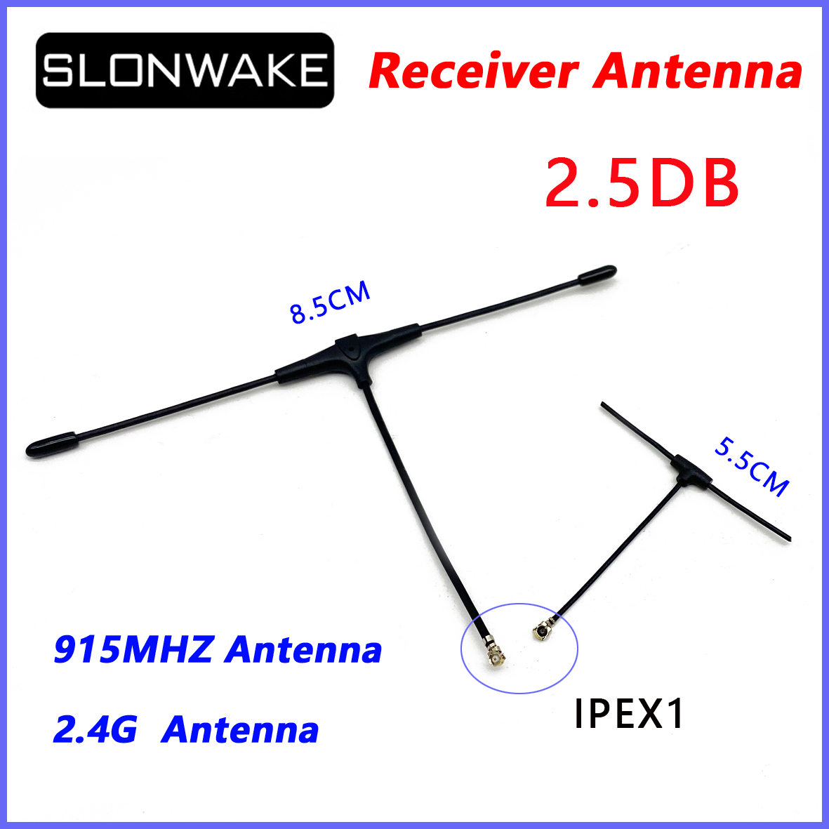 Fpv Antenna Receiver - Antenne réceptrice omnidirectionnelle 2,4G 40MM/90MM pour