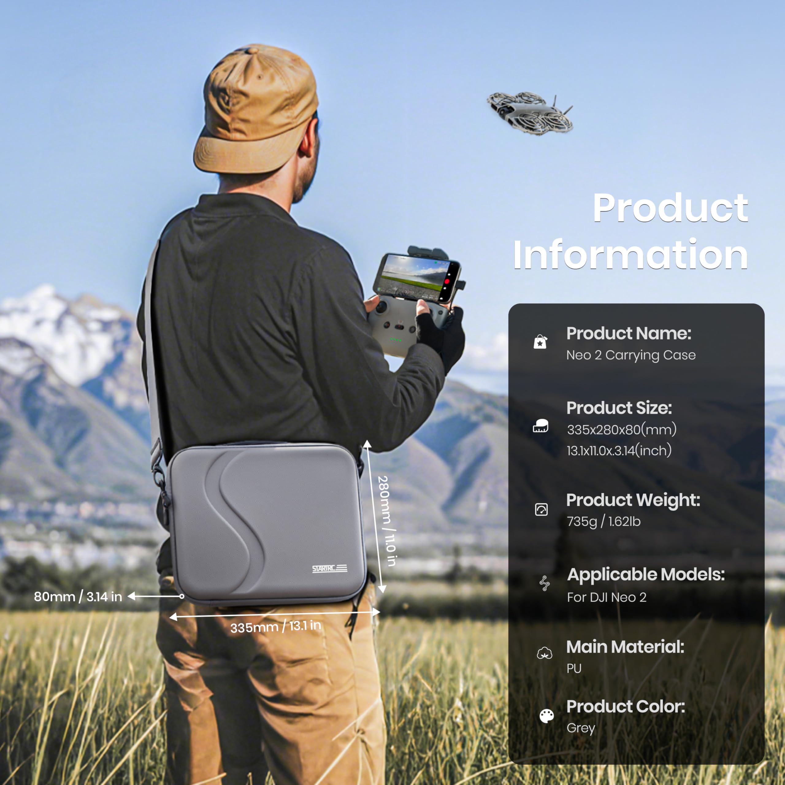 Drone Neo Rc - Étui de transport pour accessoires DJI