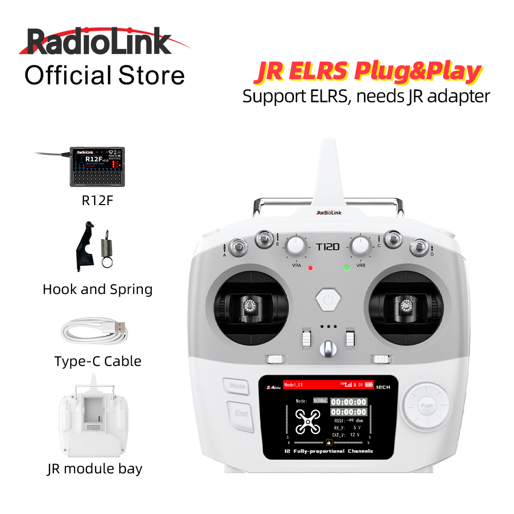 Drone Rc Leading - Module RadioLink T12D JR 12CH 2.4GHz