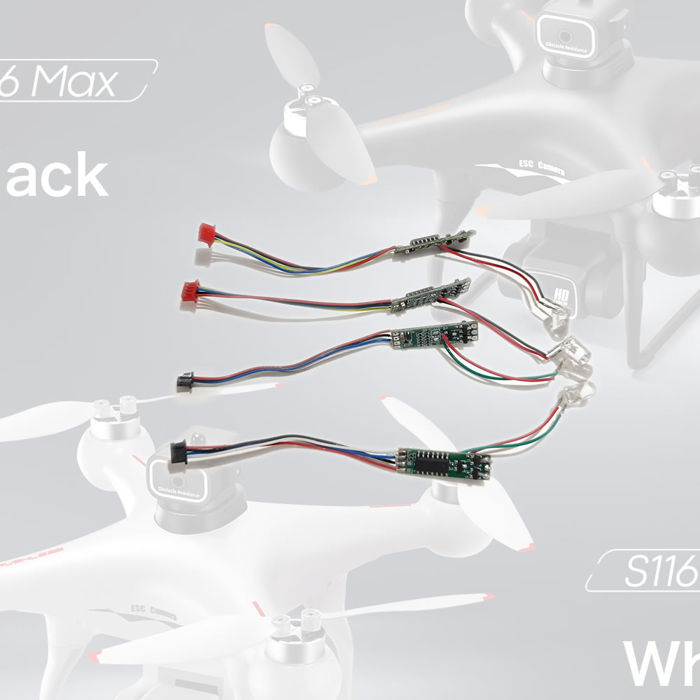 Drone Rc S116 - Carte ESC avec barre lumineuse, ensemble