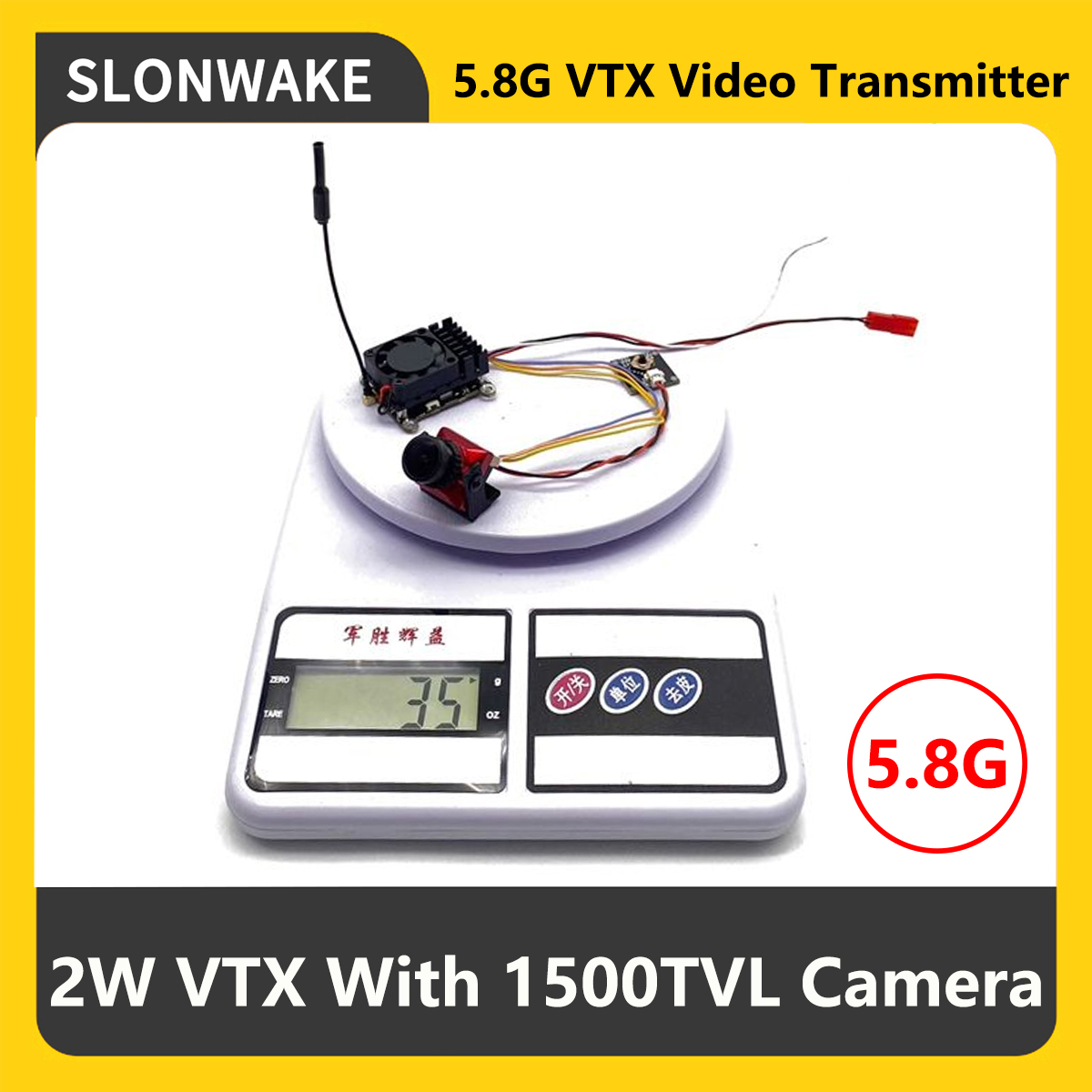 Drone Rc Controller - Transmetteur FPV VTX SLONWAKE 5.8G 2000mW