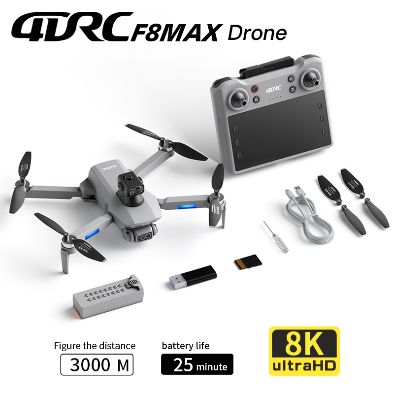 Drone Rc Leading - Drone GPS F8 MAX, caméra professionnelle