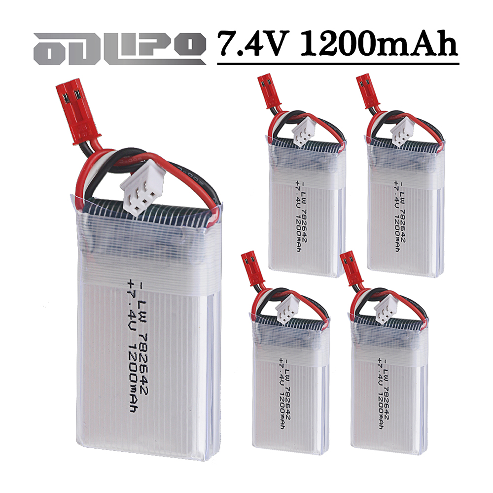 Drone Mjx Rc - Batterie Lipo 7.4v 1200mah avec prise