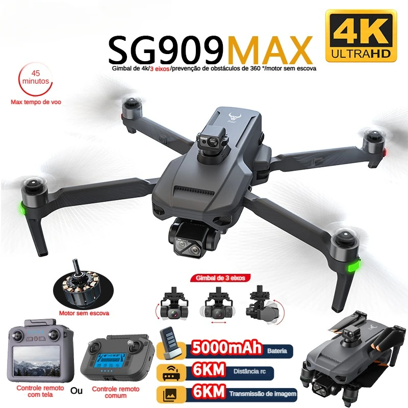 Drone Rc Leading - ZLL SG909 SG909MAX Drone professionnel avec
