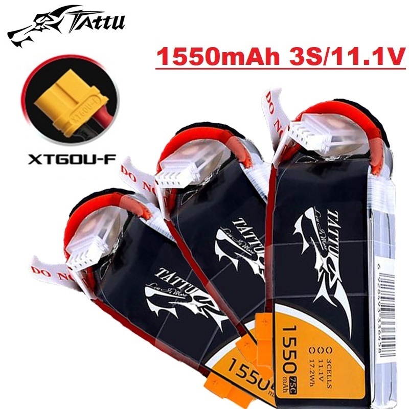 Drone Rc Race - TATTU-Batterie pour Hélicoptère RC, Quadcopter, FPV,
