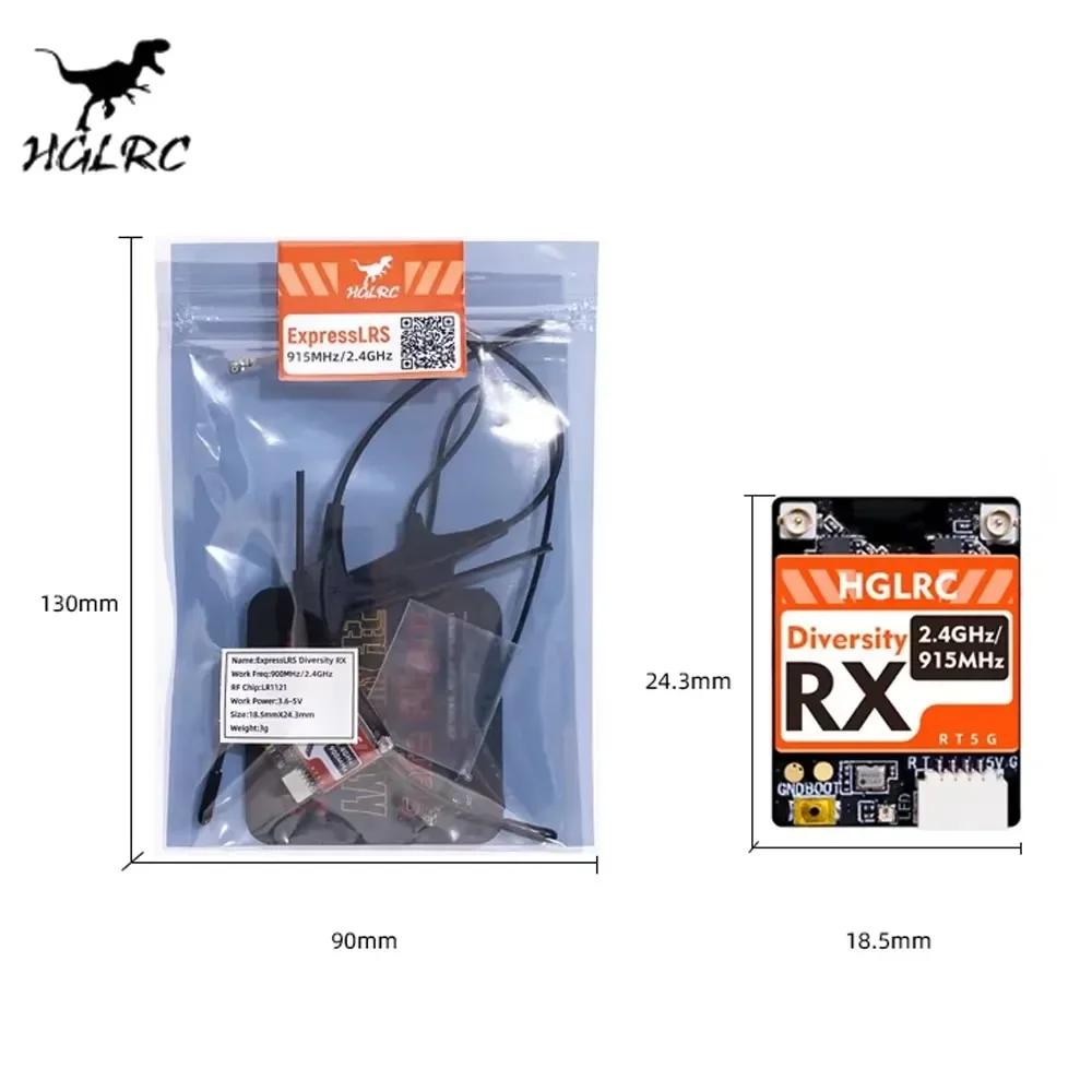 Récepteur HGLRC Dualband RX Ex - Fpv Antenna Receiver avis et prix