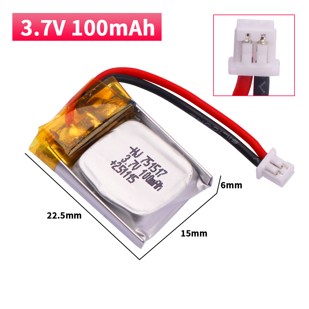 Batterie Lipo 3.7V 751517 100m - Drone Fq777 Rc Quadcopter avis et prix