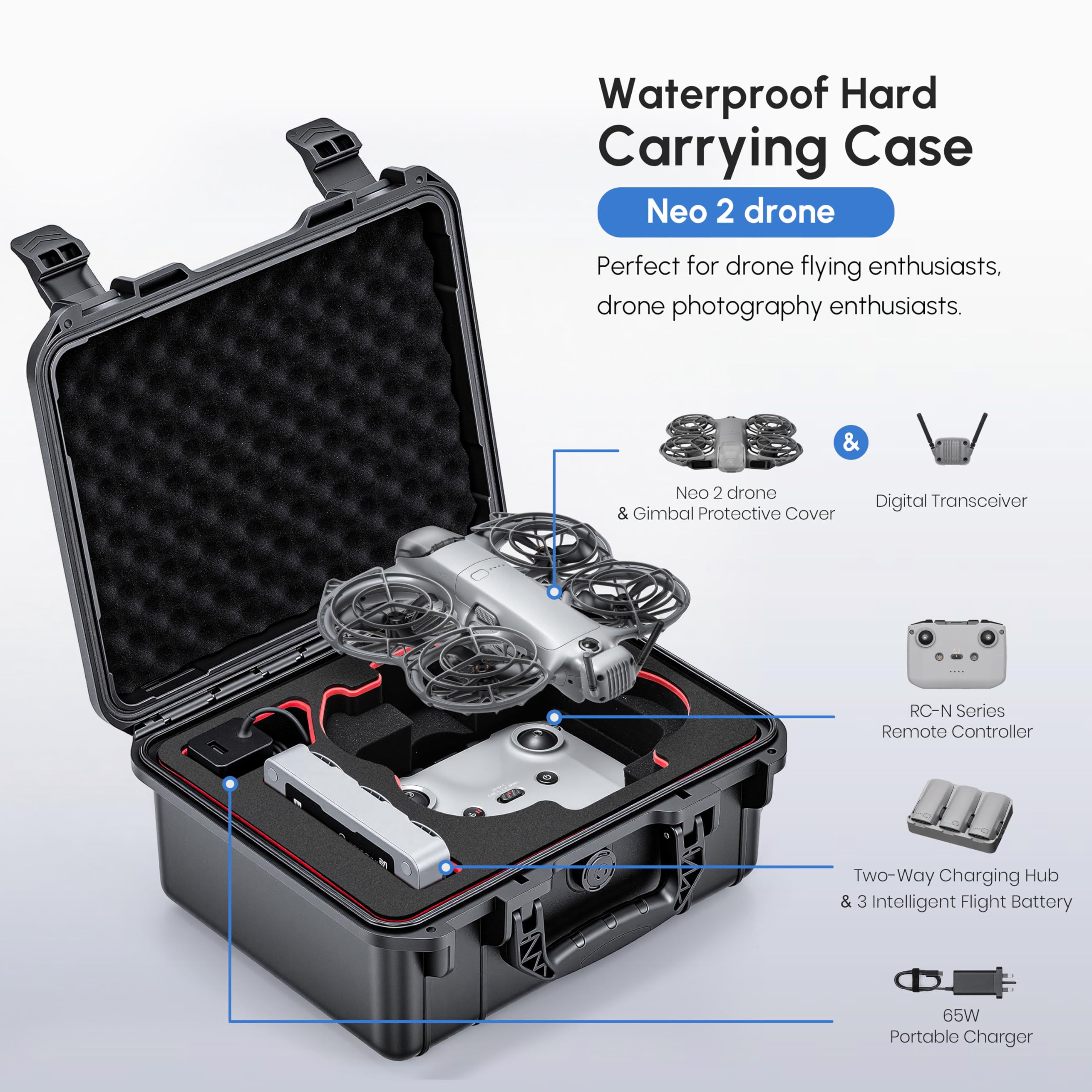 Étui NEO 2, étui de transport  - Drone Neo Rc avis et prix