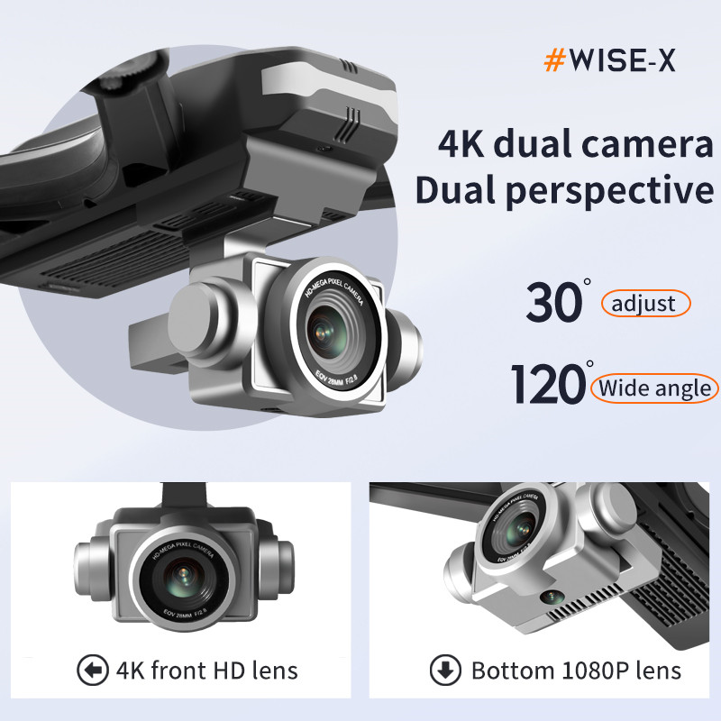 Drone 4DRC V14 4K HD, double c - Drone E88Pro Rc 4K avis et prix