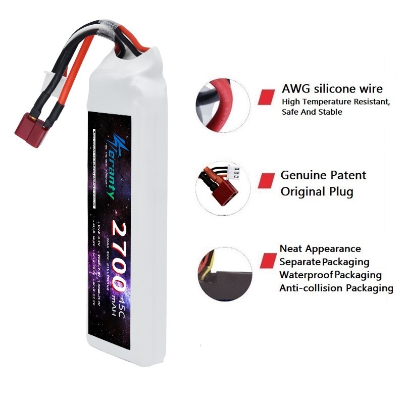 1/3 pièces 2S 7.4V Lipo batter - Drone Rc Leading avis et prix