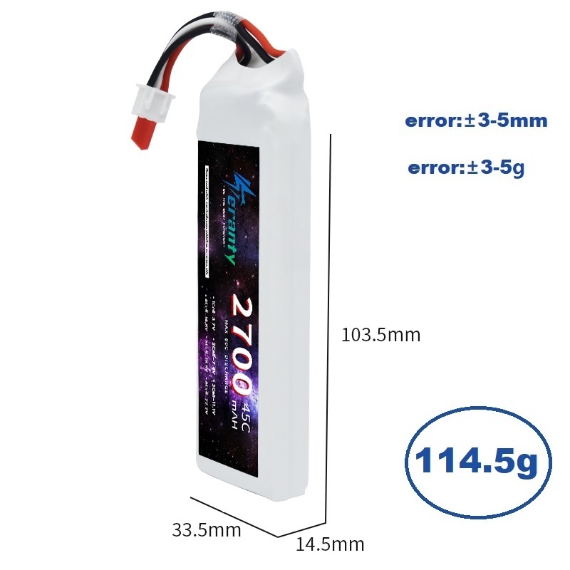1/3 pièces 2S 7.4V Lipo batter - Drone Rc Leading avis et prix