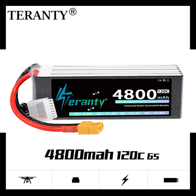 Batterie Lipo TERANTY 6S 4800m - Drone Rc Leading avis et prix