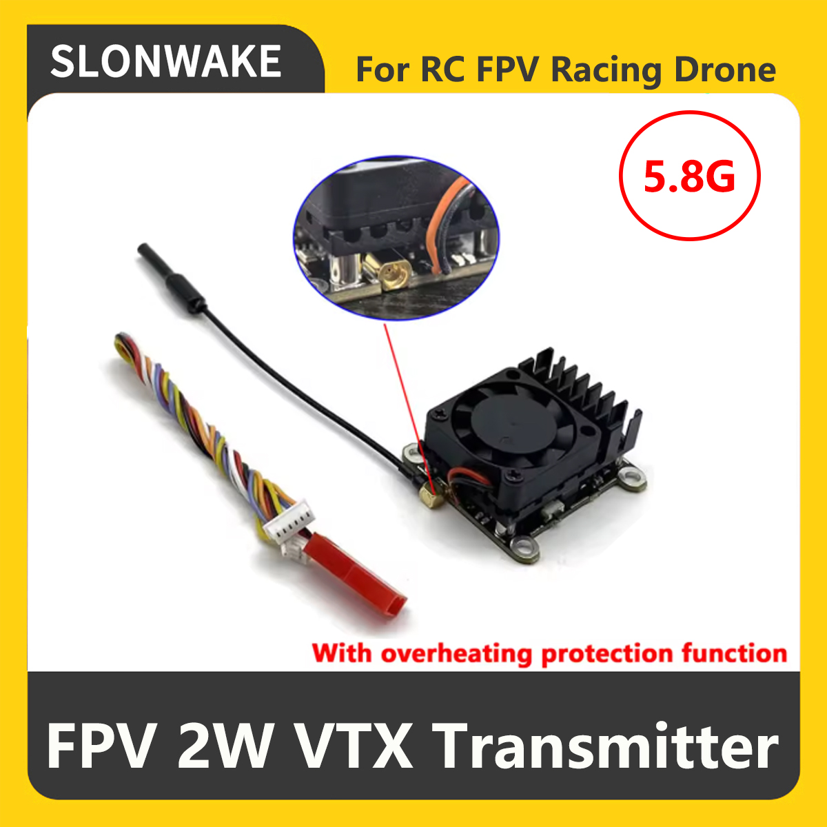 Transmetteur FPV VTX SLONWAKE  - Drone Rc Controller avis et prix