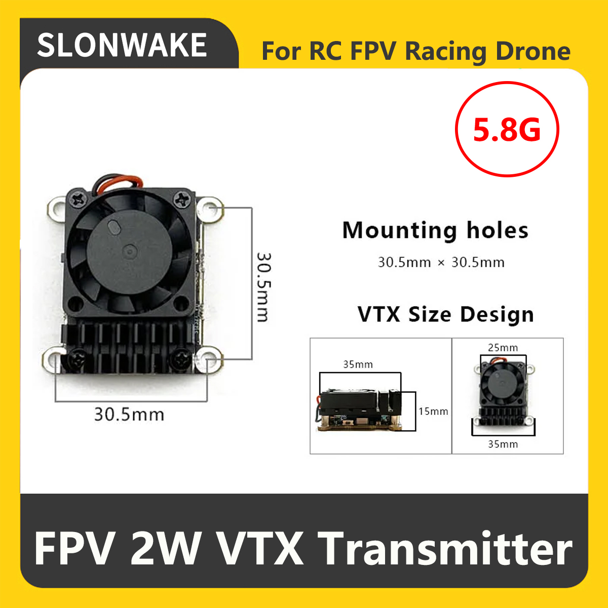 Transmetteur FPV VTX SLONWAKE  - Drone Rc Controller avis et prix