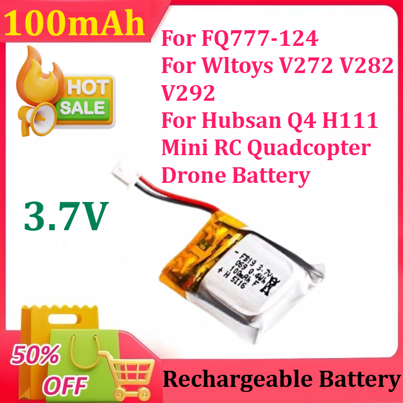 Batterie Lipo 3.7V 100mAh pour - Drone Fq777 Rc Quadcopter avis et prix