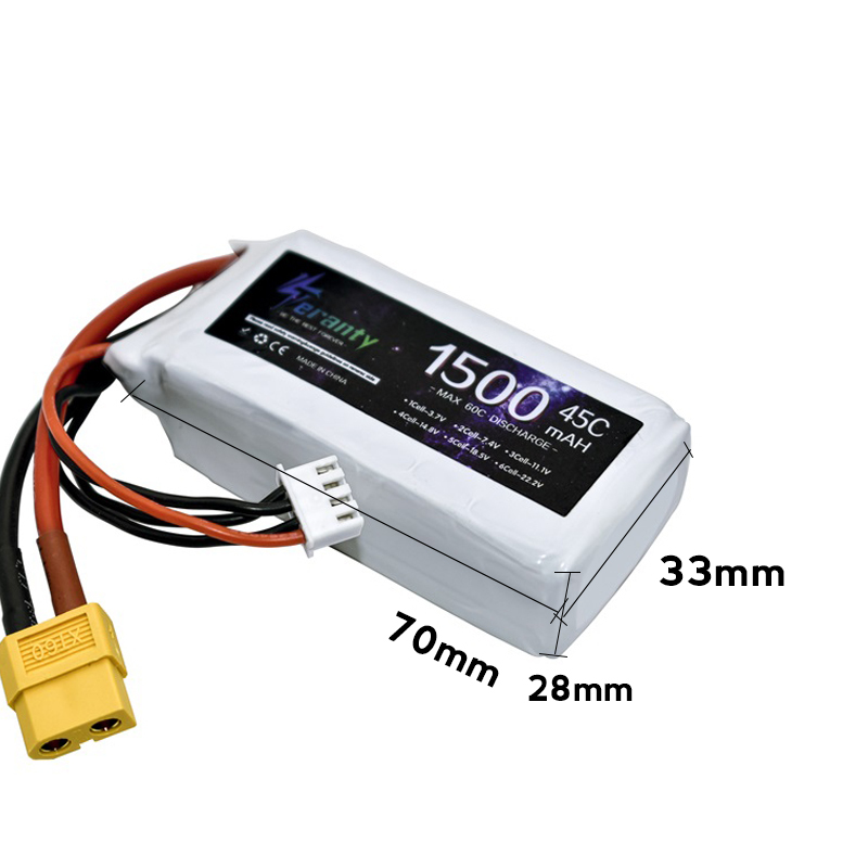 Batterie Lipo TERANTY 3S 45C 1 - Drone Rc Boat avis et prix
