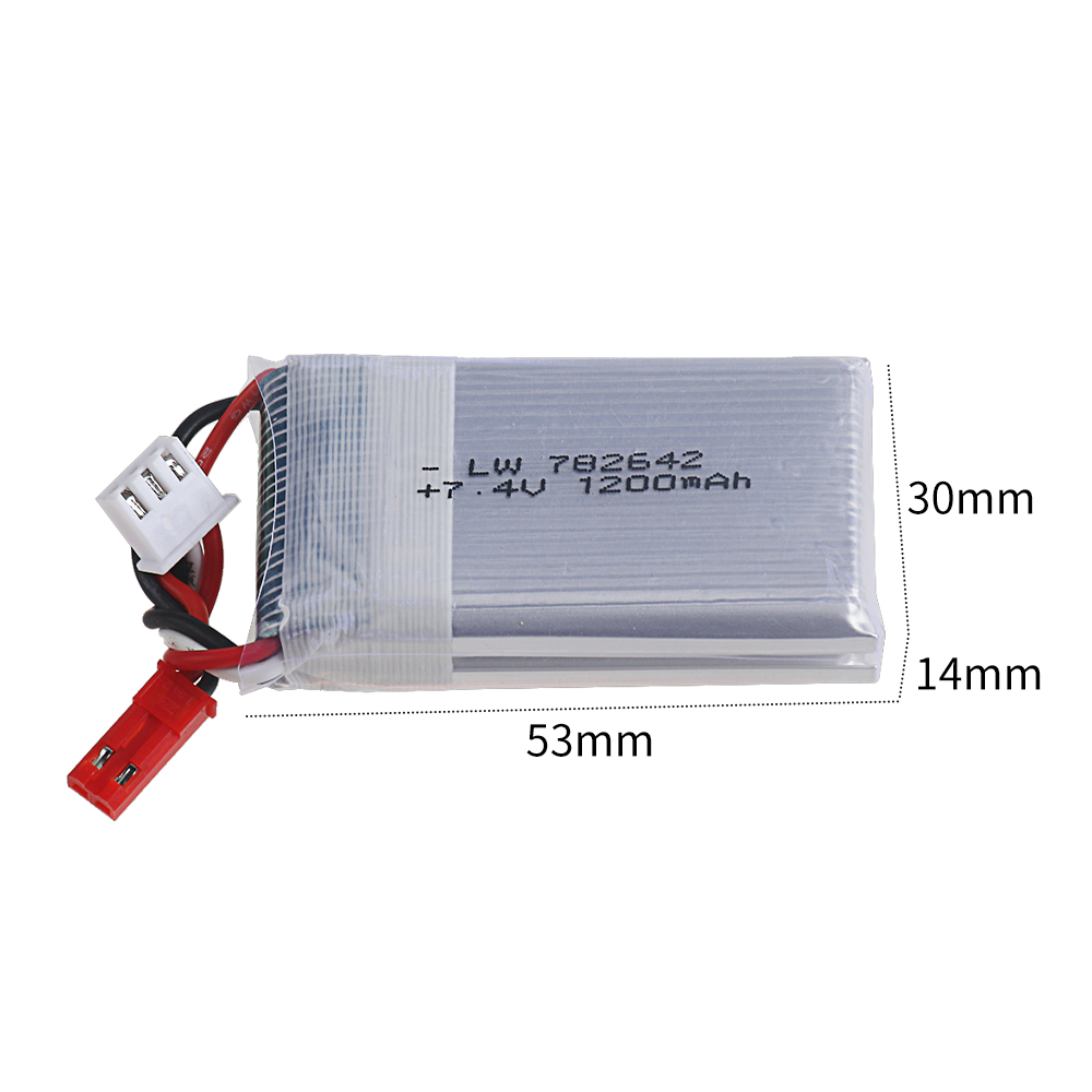 Batterie Lipo 7.4v 1200mah ave - Drone Mjx Rc avis et prix
