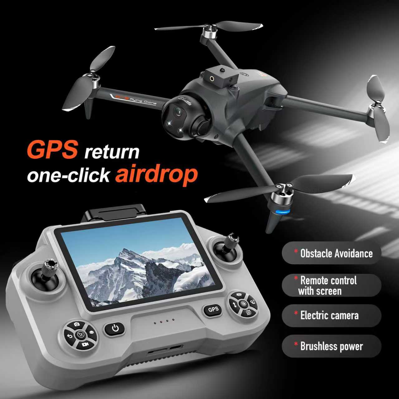 Drone Quadricoptère FPV GPS YL - Drone E88Pro Rc 4K avis et prix