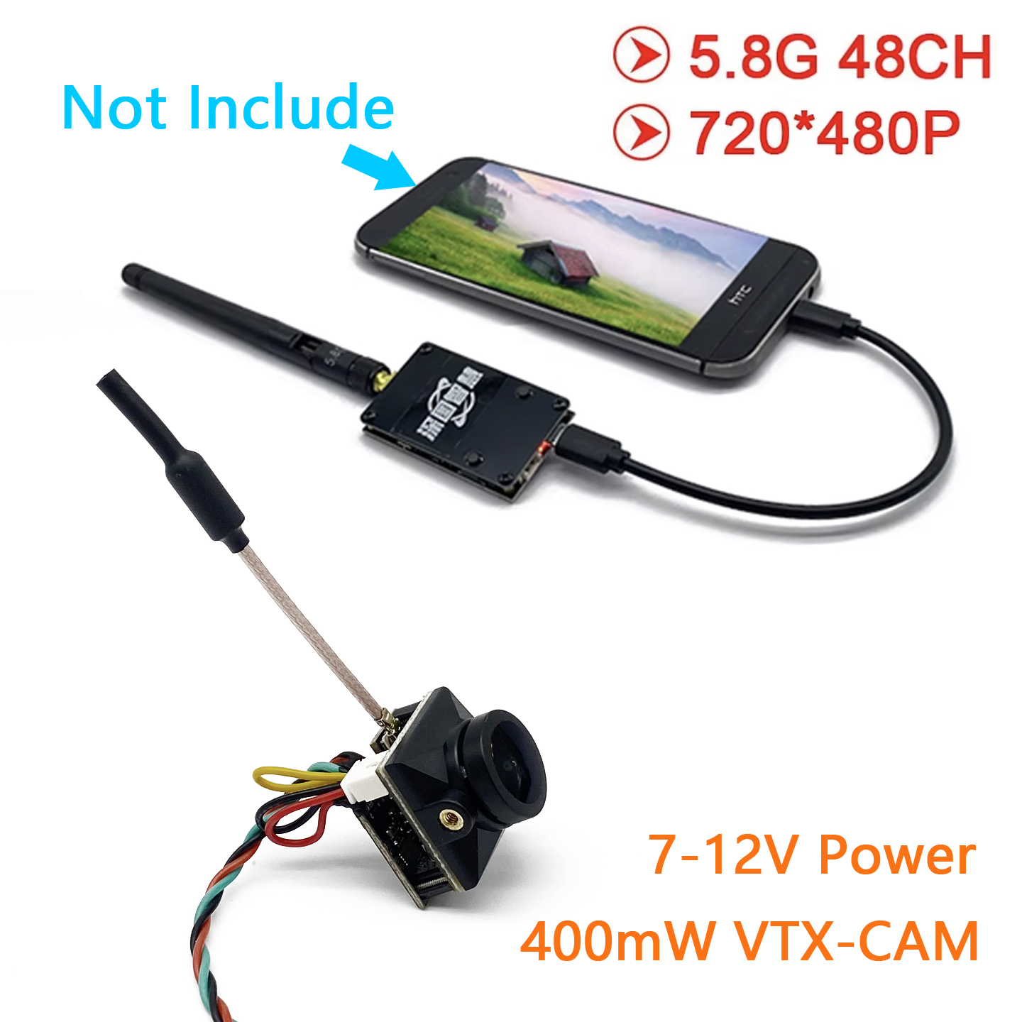 Récepteur analogique UVC OTG S - Fpv Camera Cmos avis et prix