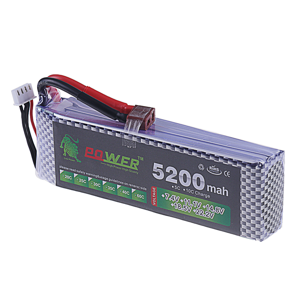 Batterie LiPo 3S 11.1V 5200mAh - Drone Rc Leading avis et prix