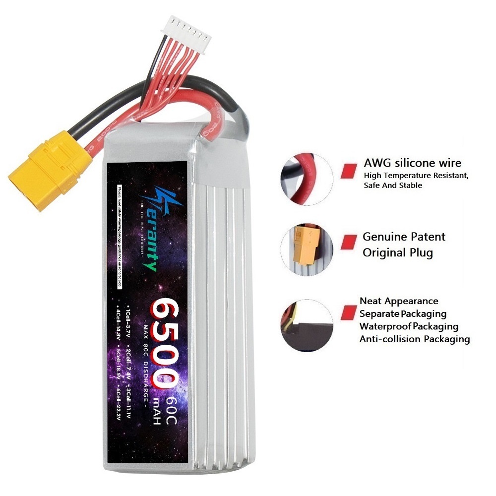 Batterie Lipo TERANTY 6S 22.2V - Drone Rc Boat avis et prix